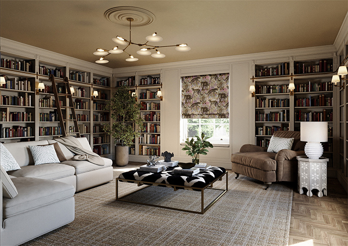 Nairobi, Pastel - Roman Blind - Image 7